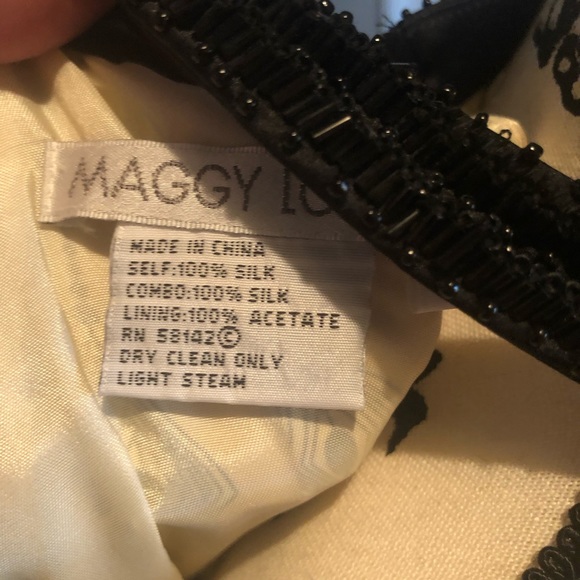 Maggy London 100% silk cocktail dress size 12 - Picture 4 of 5